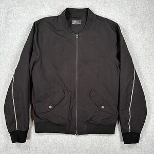 Proof Jacket Mens Medium Bomber Flint and Tinder Snap Pockets Reflective‎ Trim